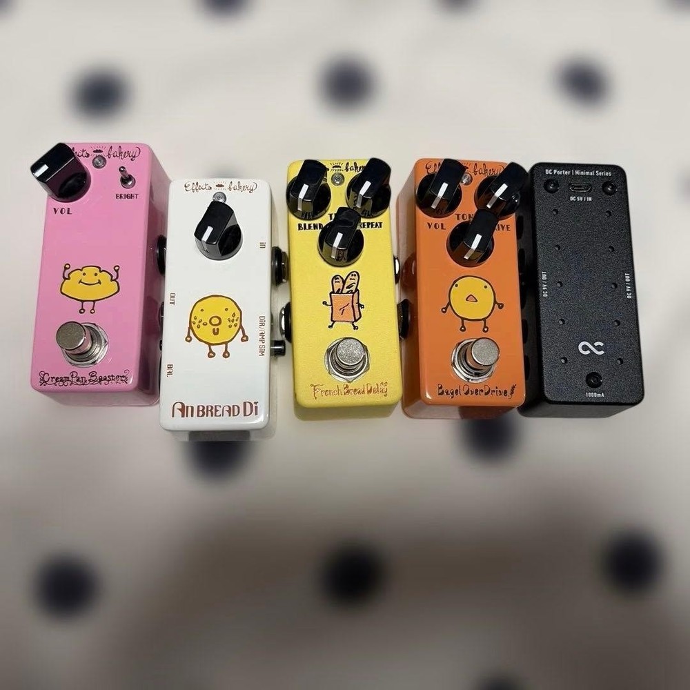 Effects Bakery 4 Pedals & DC Porter Set with Cables