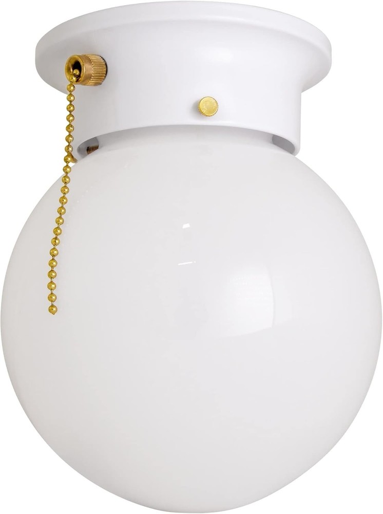 Millbridge Globe 6 Inch Diameter Indoor Ceiling Light Fixture with Pull Chain...