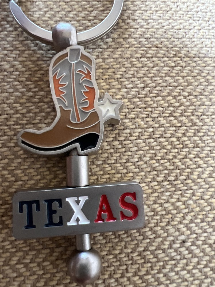 Vintage Keychain Texas Spins