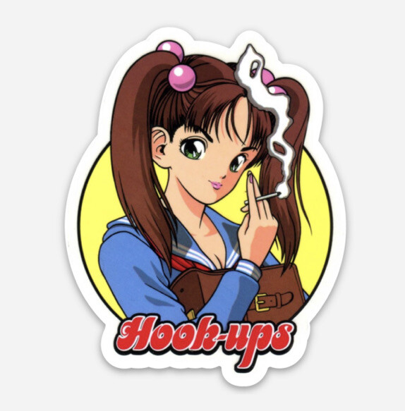 Hook Ups Skateboards Vinyl Sticker Decal