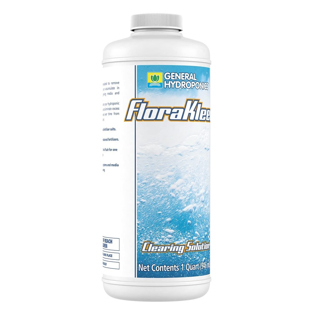 General Hydroponics FloraKleen Salt Clearing Solution, 1-Quart