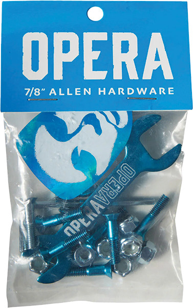 OPERA 7/8" ALLEN HARDWARE SET BLU/SIL