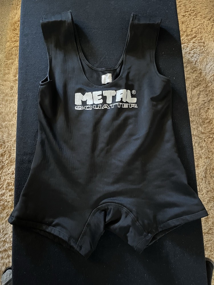 METAL Squatter squat suit size 58
