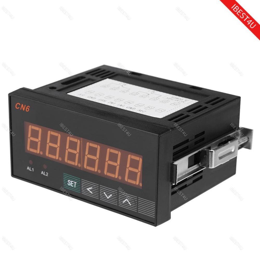 6-Digital Multifunctional LED Counter Grating Encoder Display Meter Relay 220V