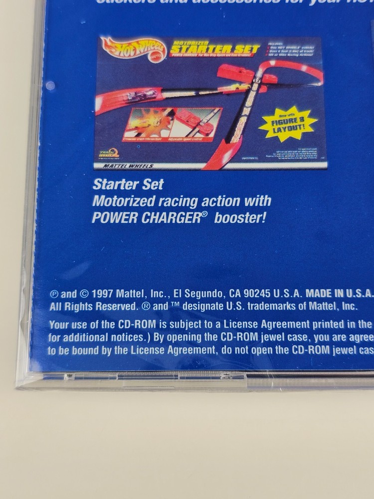 Hot Wheels Custom Car Label Designer CD Software User Guide Sticker Sheets 1997