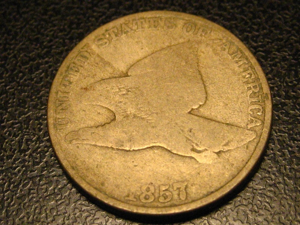 1857 Flying Eagle Cent Good #2