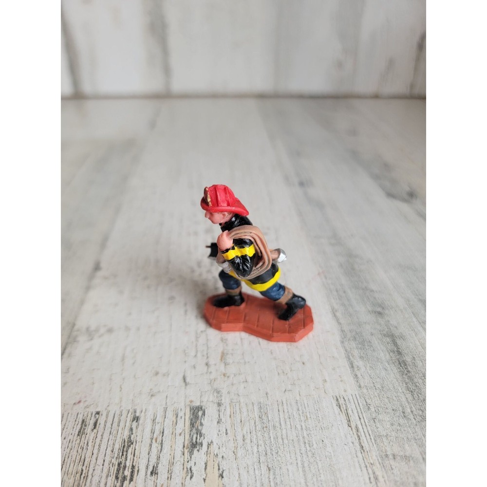 Lemax firefighter axe hose Village accessory