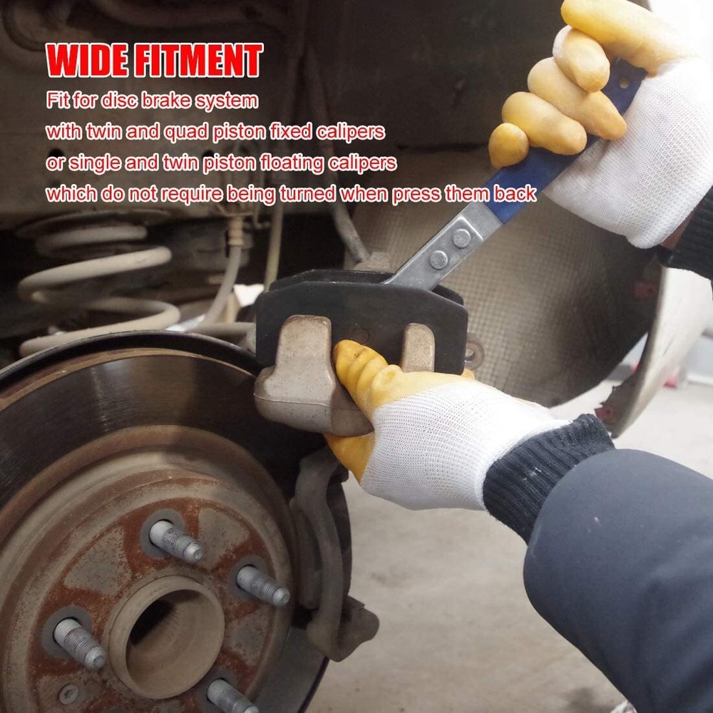 Flexible Brake Caliper Press Universal Car Ratchet Type Piston Compression Tool