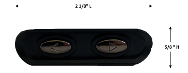 Mulin Electric Switch - MLSK36 Left (L) 2 Button Power Recliner Switch