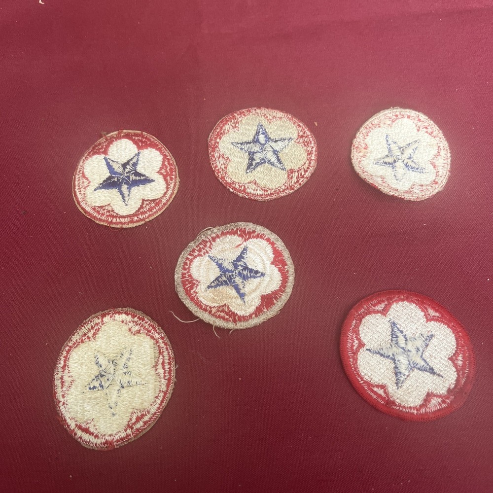 World War Ii Army Service Force Patch Five Pc One Rare