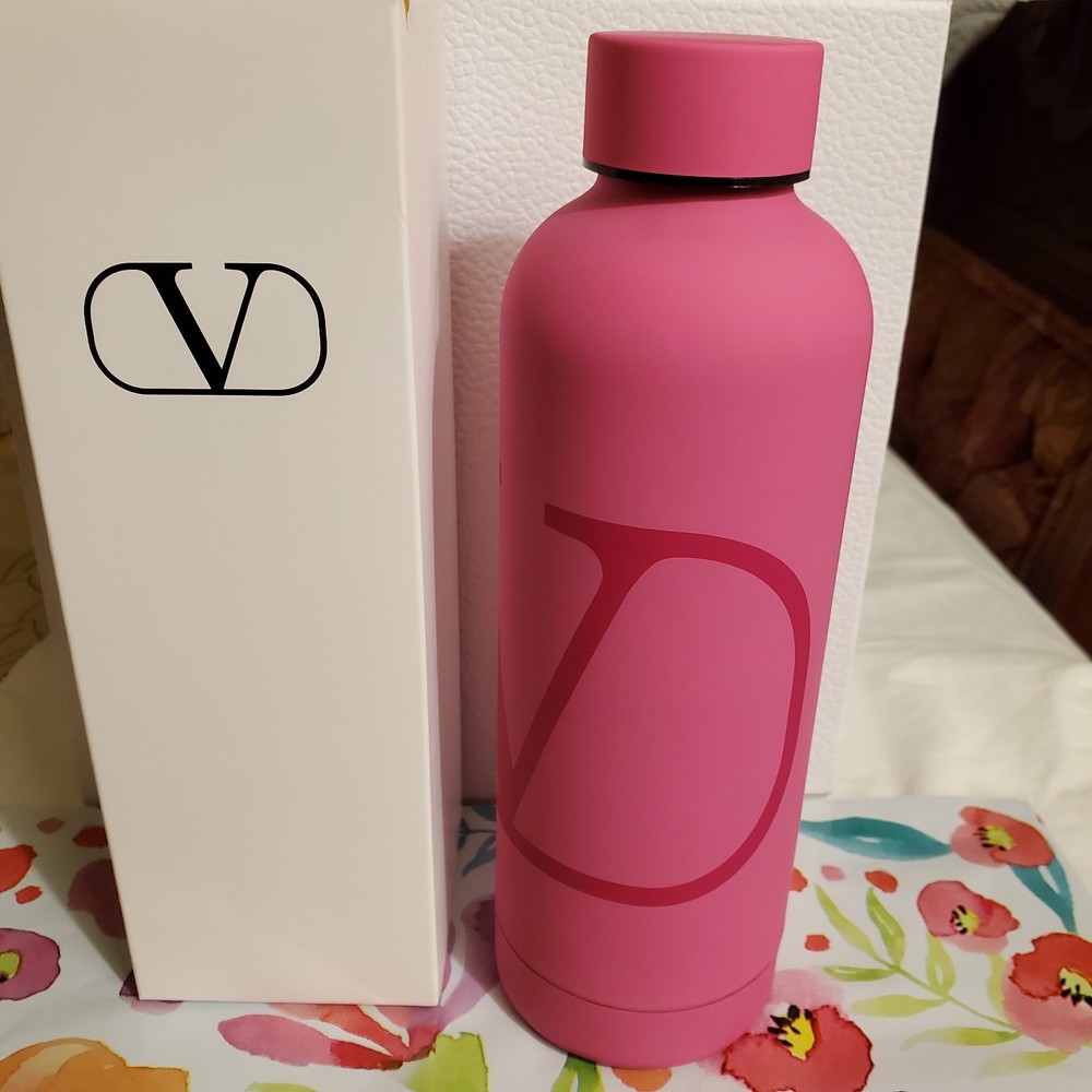 Valentino Pink Water Bottle & Authentic