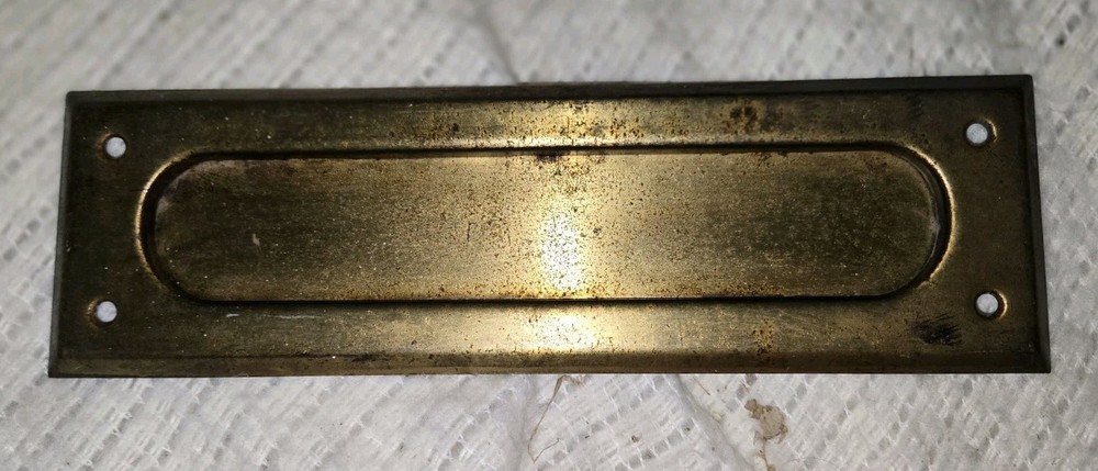 Architectural Mailboxes Brass Steel Mail Slot Accessory