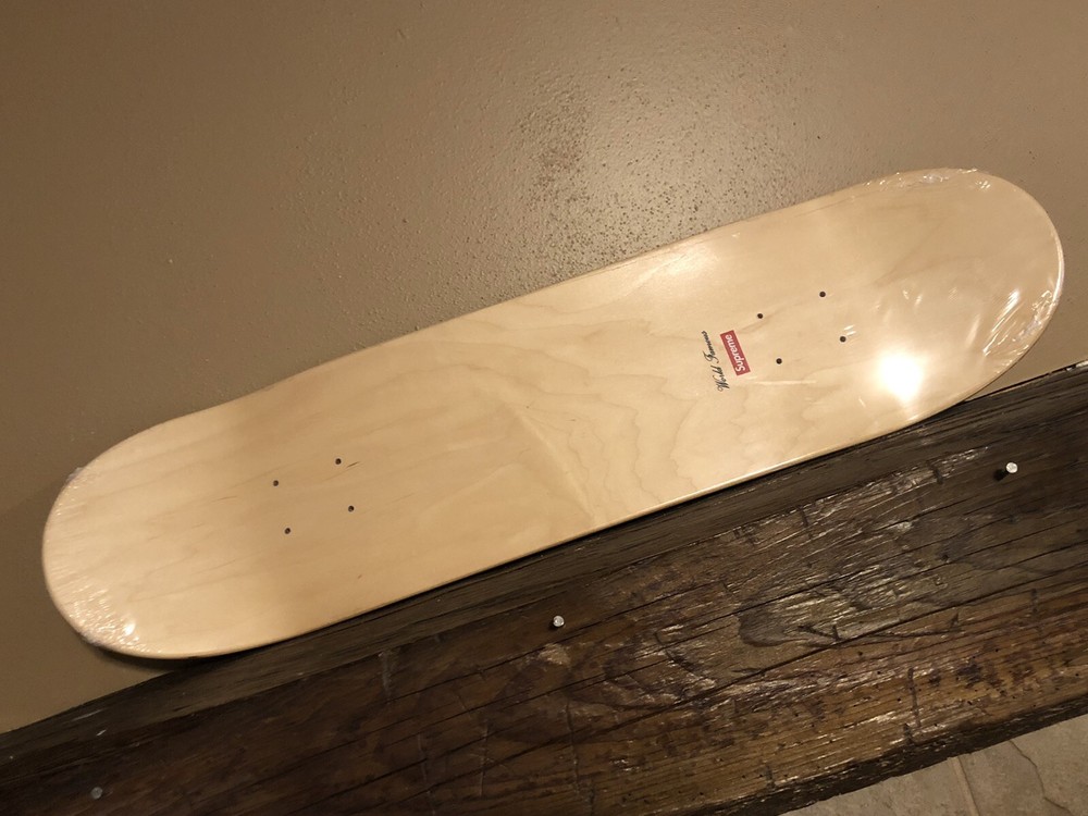 Supreme Bling Skateboard Skateboard Deck Silver SS13