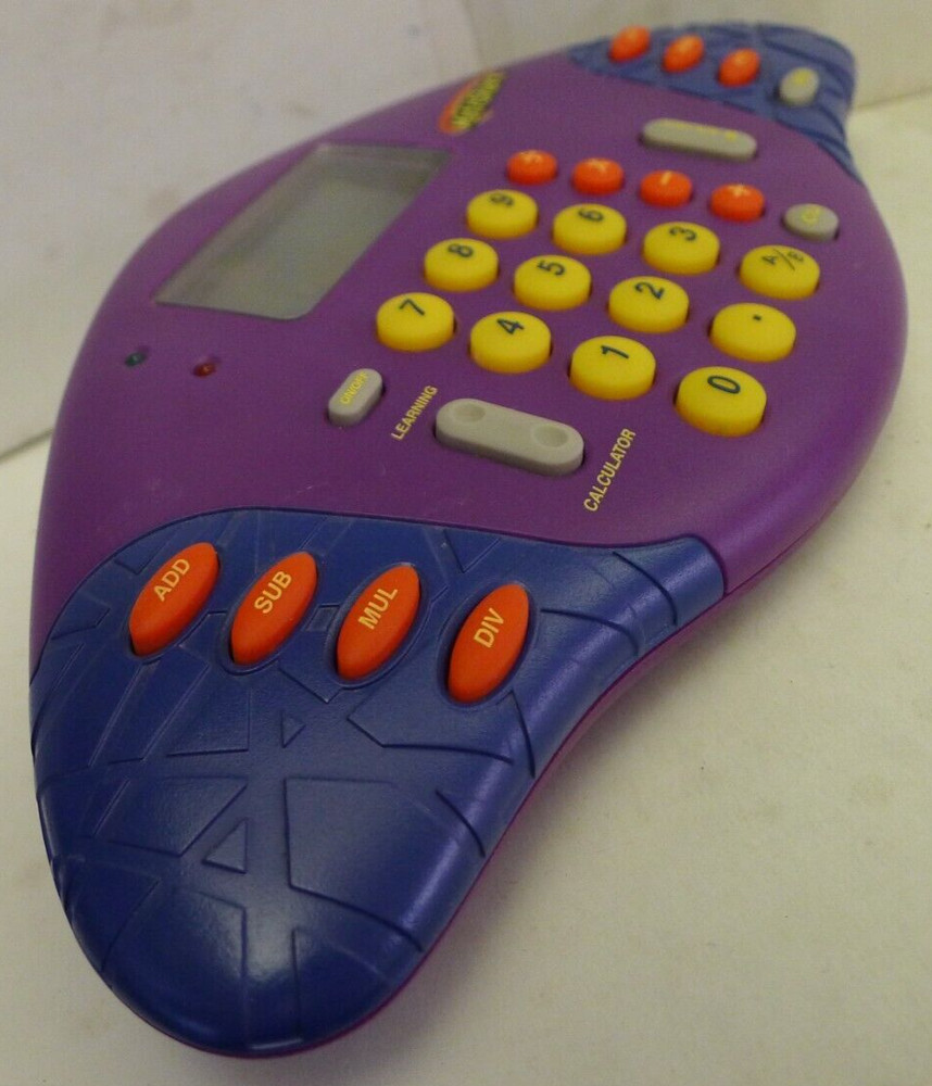 Mathshark Game Educational Insights EI-8490 with Instructions PURPLE - TESTED