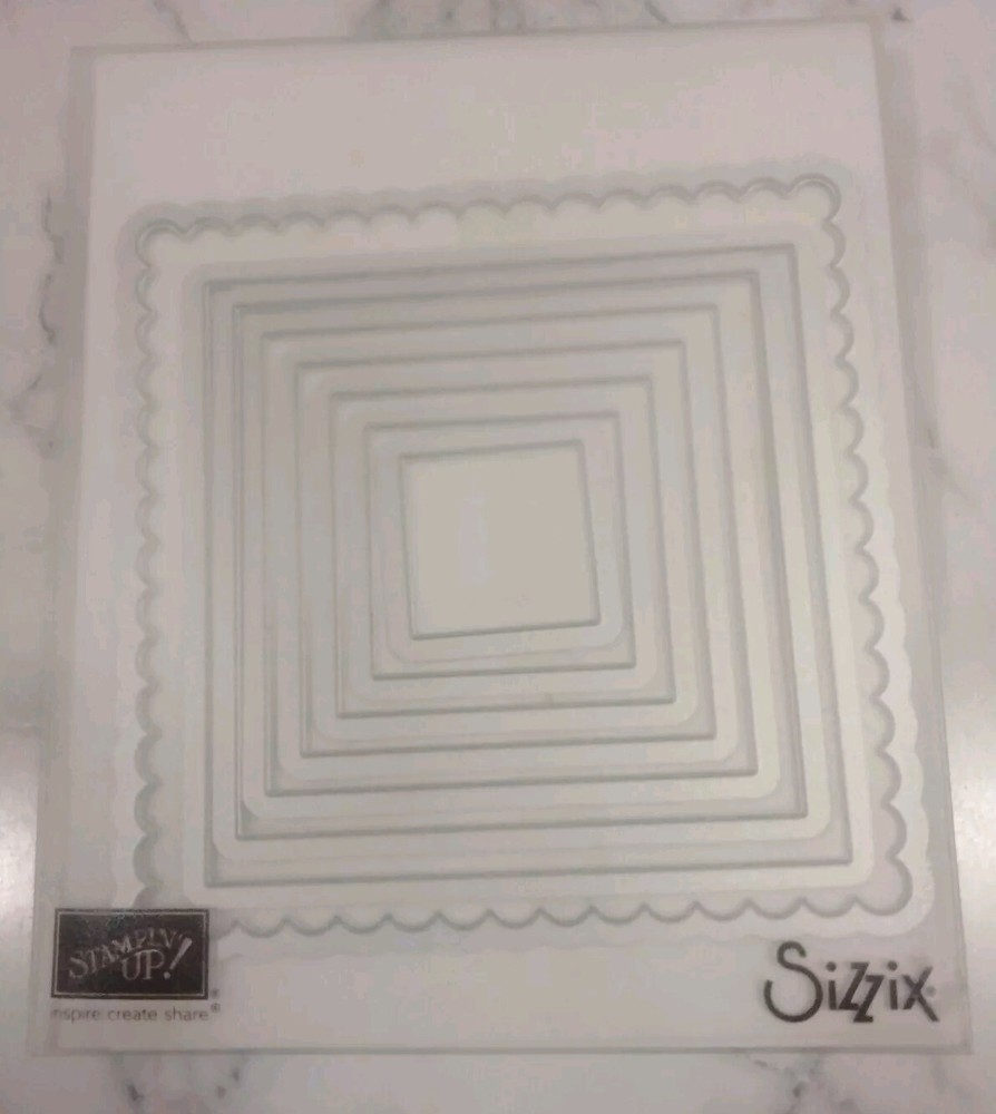 Stampin' Up Framelits Square Collection #130921 Set of 8