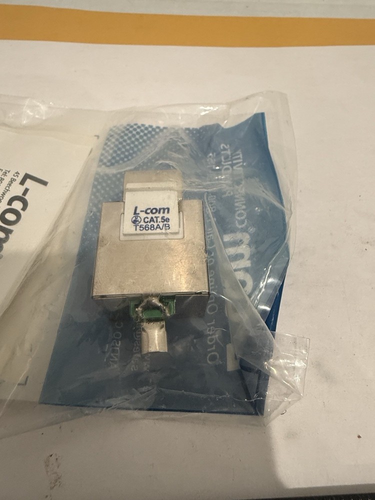 New L-COM MJS110C5E-S Modular Jack, CAT5E RJ45/11