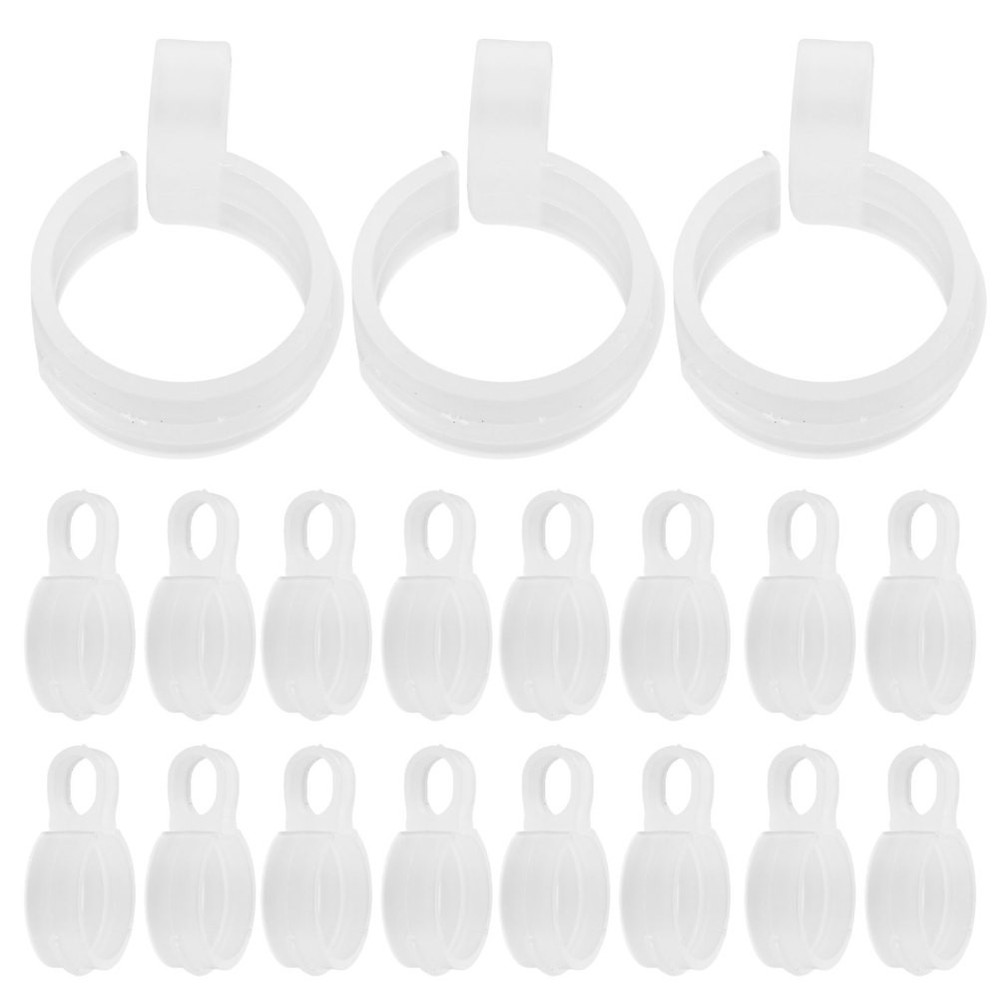 100 Pcs Windproof Plastic Clip Clothes Hanger Buckle Hook Clips for Hanging