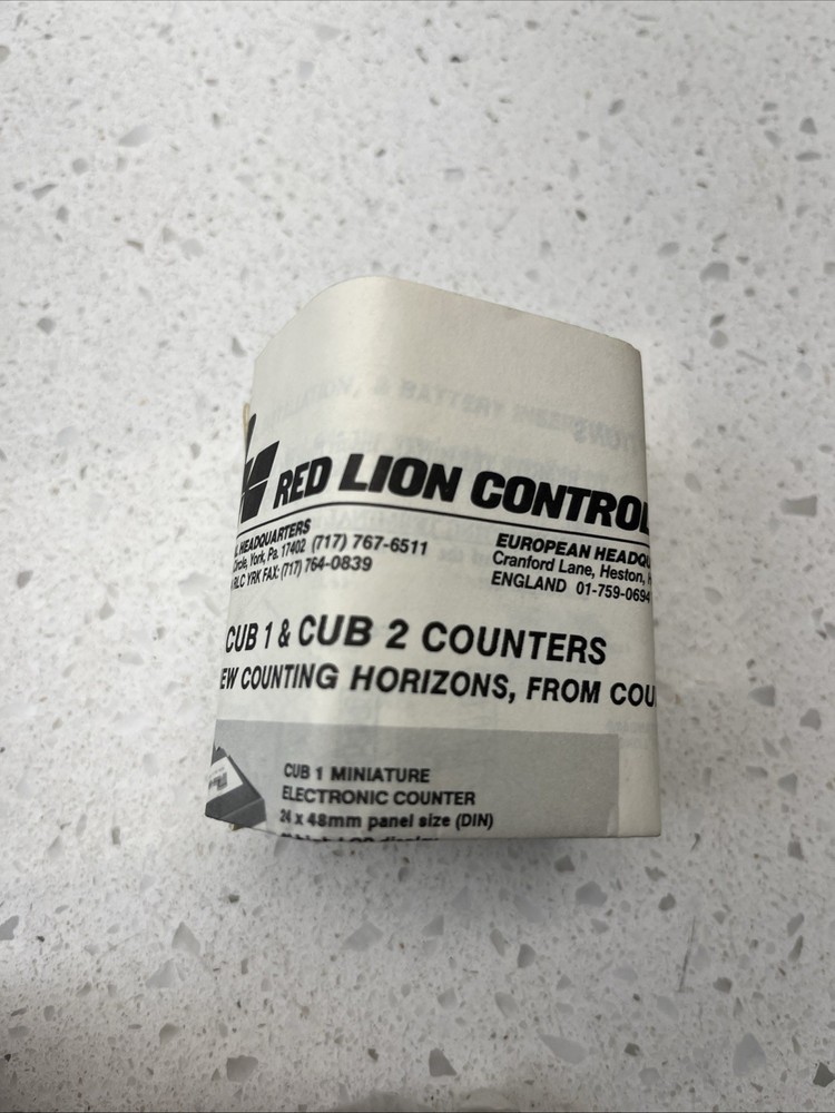 CUB10000 Red Lion Controls Electronic Counter