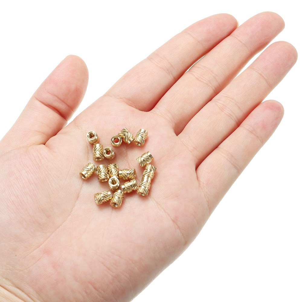 70pcs M2.5 Metal Threaded Inserts FOR PLASTIC 3D PRINTING COMPONENTS