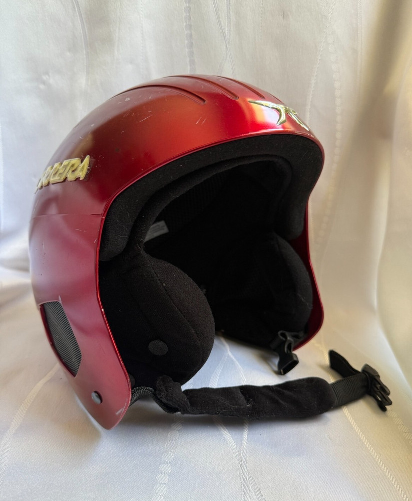 Carrera Red Ski/Snowboard Helmet Size Medium- Vented Matte Finish