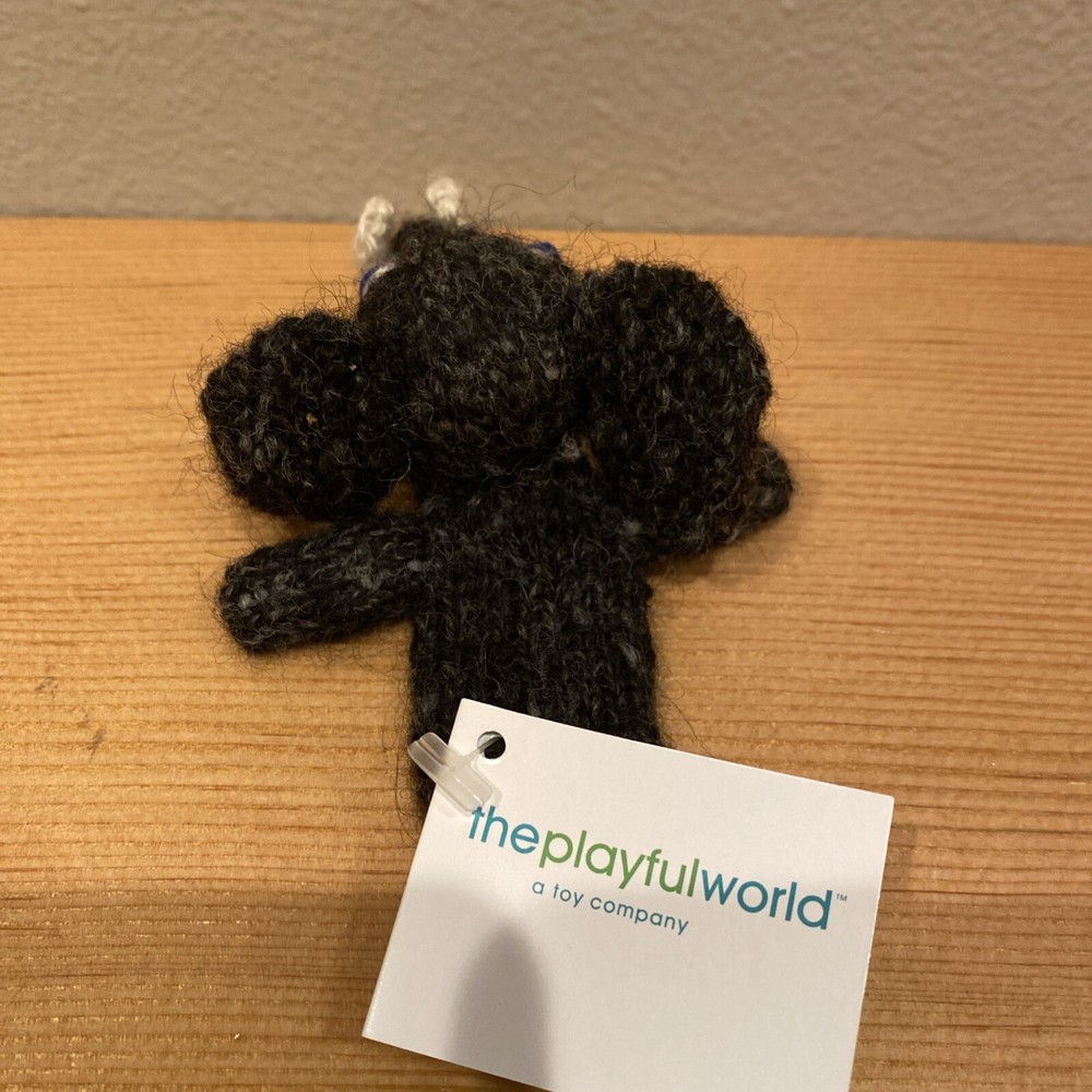NWT Elephant Finger Puppet Alpaca 2006 NOS