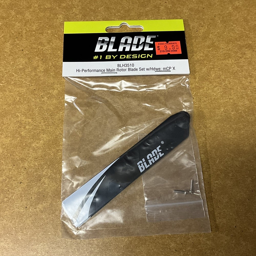 Blade (BLH3510) MCP X High Performance Main Rotor Blade Set W/Hardware (NIB)