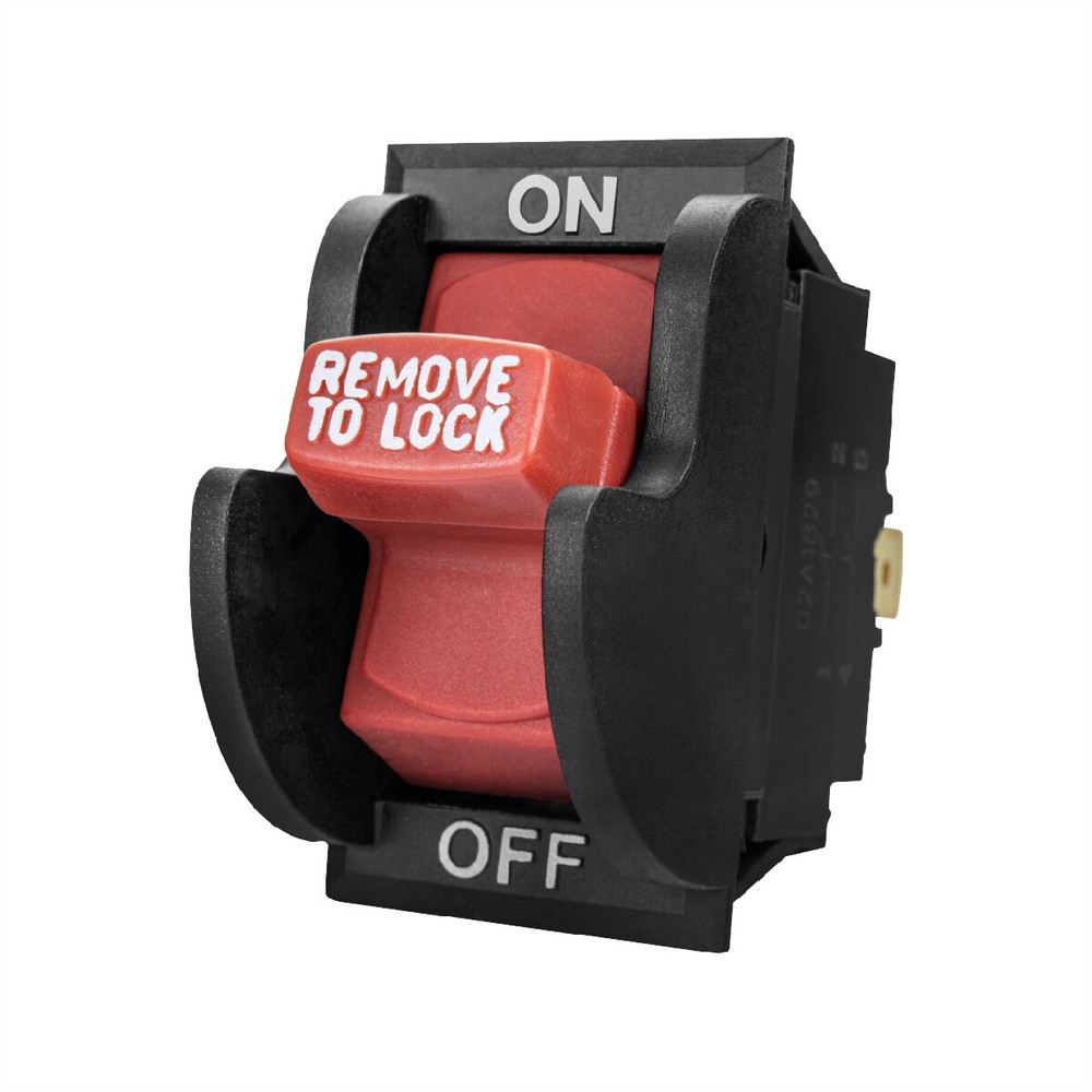 POWERTEC Toggle Safety Switch 110V 220V Push Button On/Off (71353)