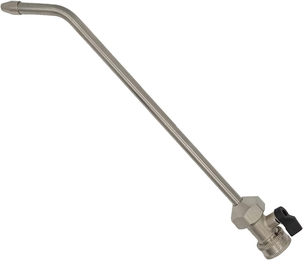 All Metal RV Water Heater Tank Rinser | RV Hot Water Tank Flush Wand | Cleanses