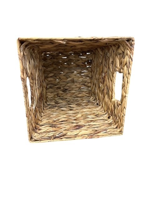 Banana Leaf Basket With Metal Frame