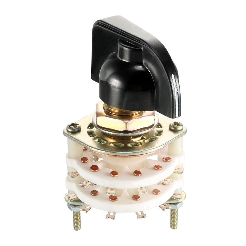 Band Selector Rotary Switch 2P6T 2 Pole 6 Throw 2 Deck