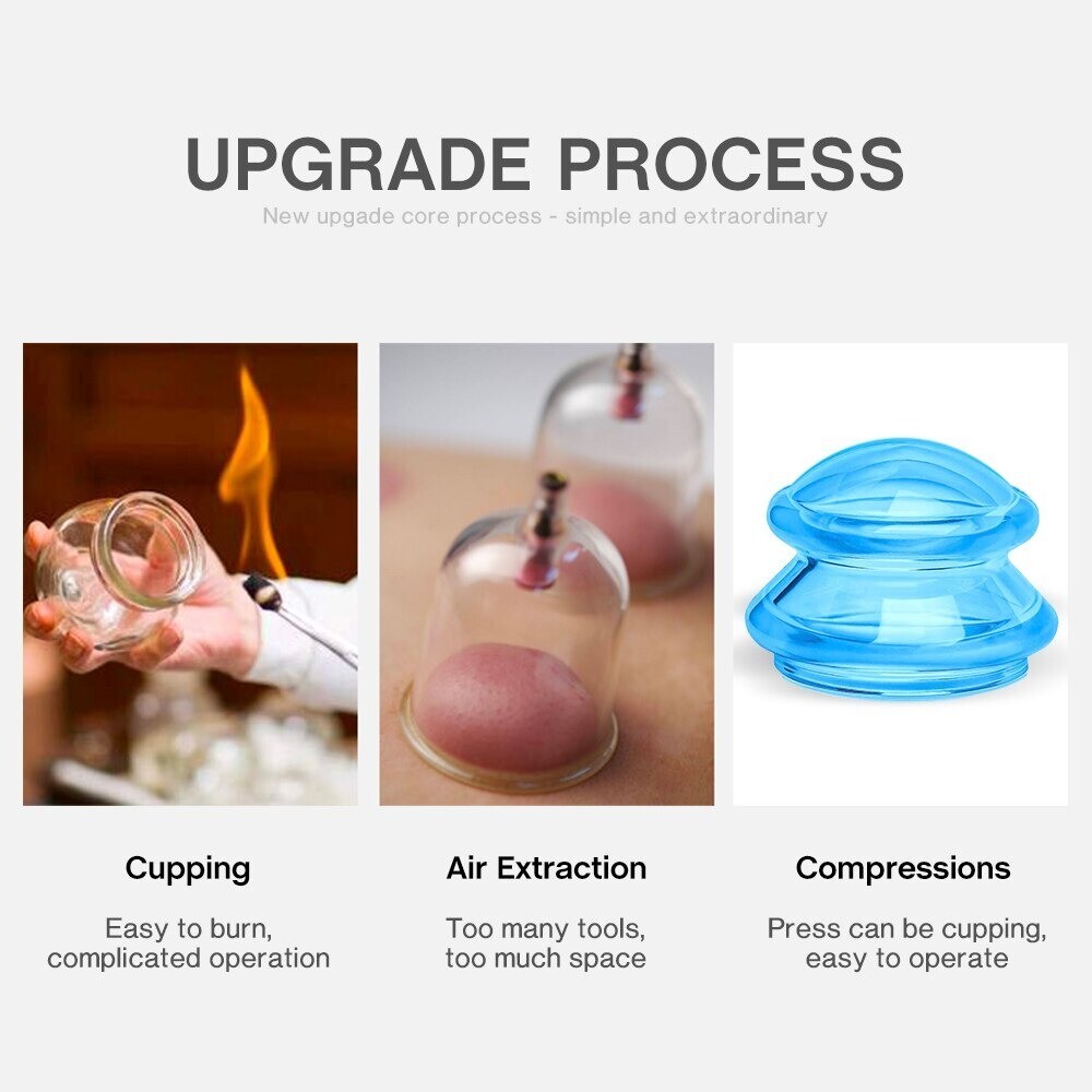 Cupping Therapy Set - Cupping Kit for Massage Therapy 6 Cups