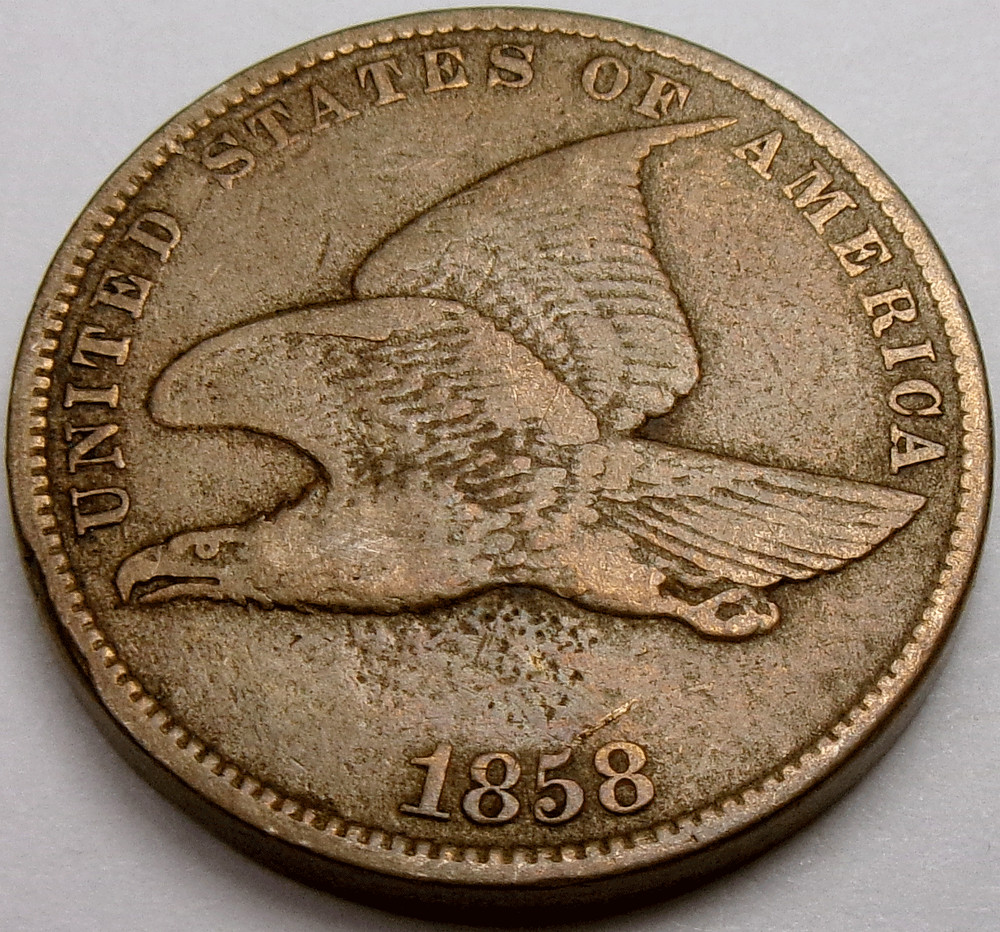 1858 'Small Letters' Flying Eagle 1¢ Cent