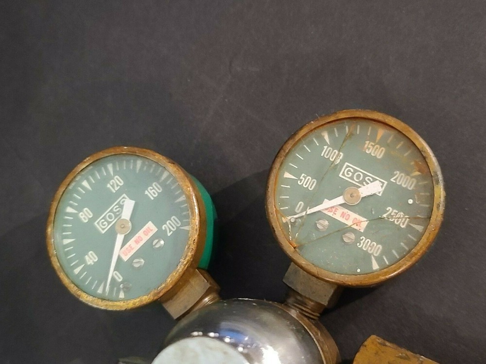 Vintage Goss Acetylene Regulator
