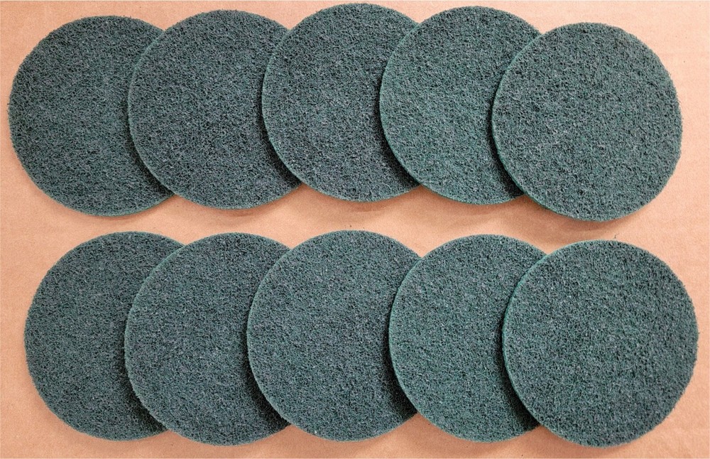 (10) Scotch-Brite 4-1/2” Precision Surface Conditioning Disc Hook & Loop Fine