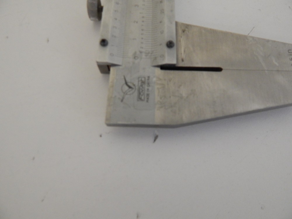 ^^ FOWLER VERNIER CALIPER 0-12" 3" JAWS (QBE55)