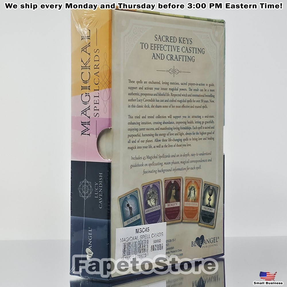 U.S. Games Systems - Magikal Spellcards, Oracle Deck and Guidebook