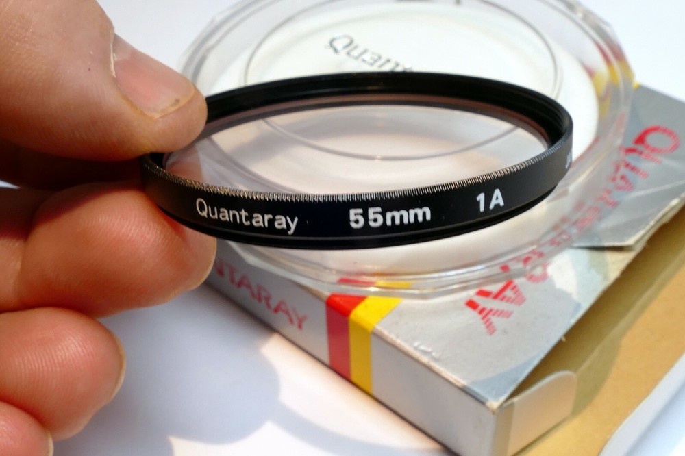 Quantaray 55mm Filter Skylight 1A with plastic case mint condition