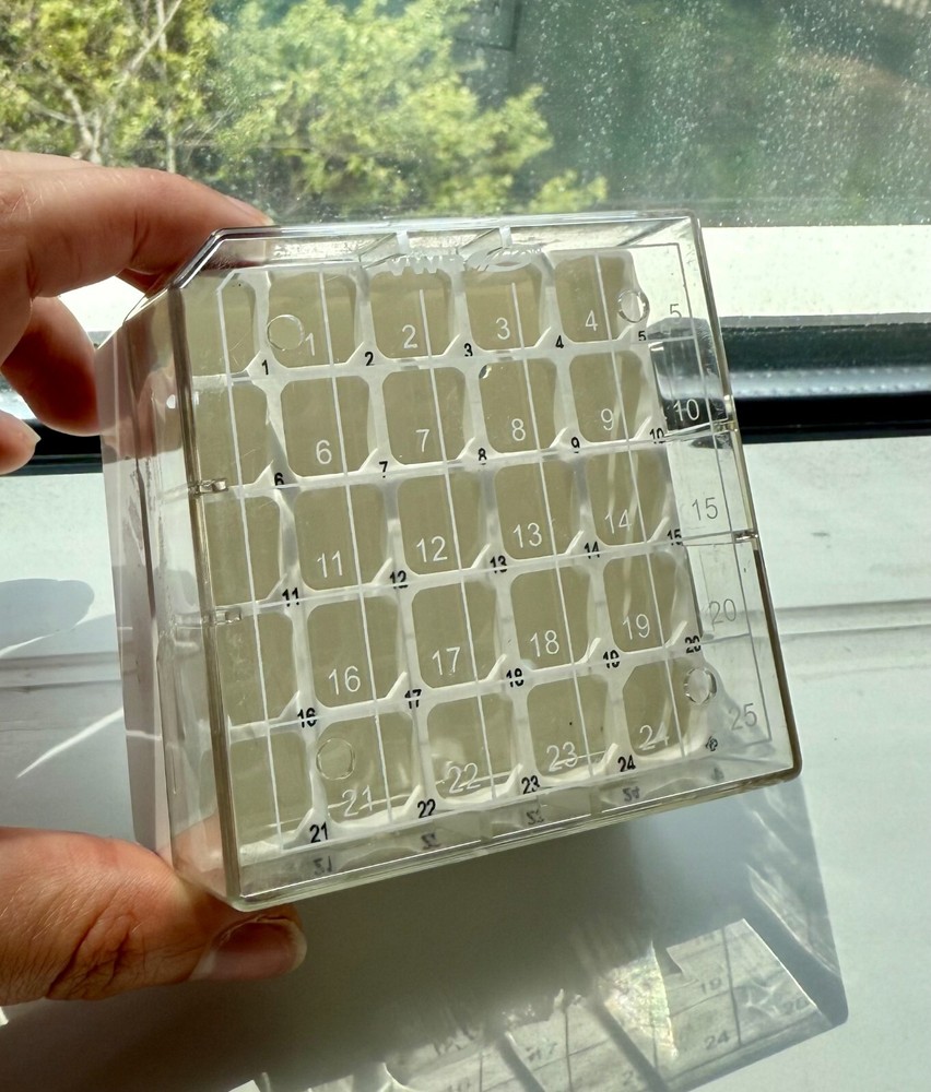 Nalgene 89236-040 PC Storage CryoBox, 25 x 1-2 mL Vials