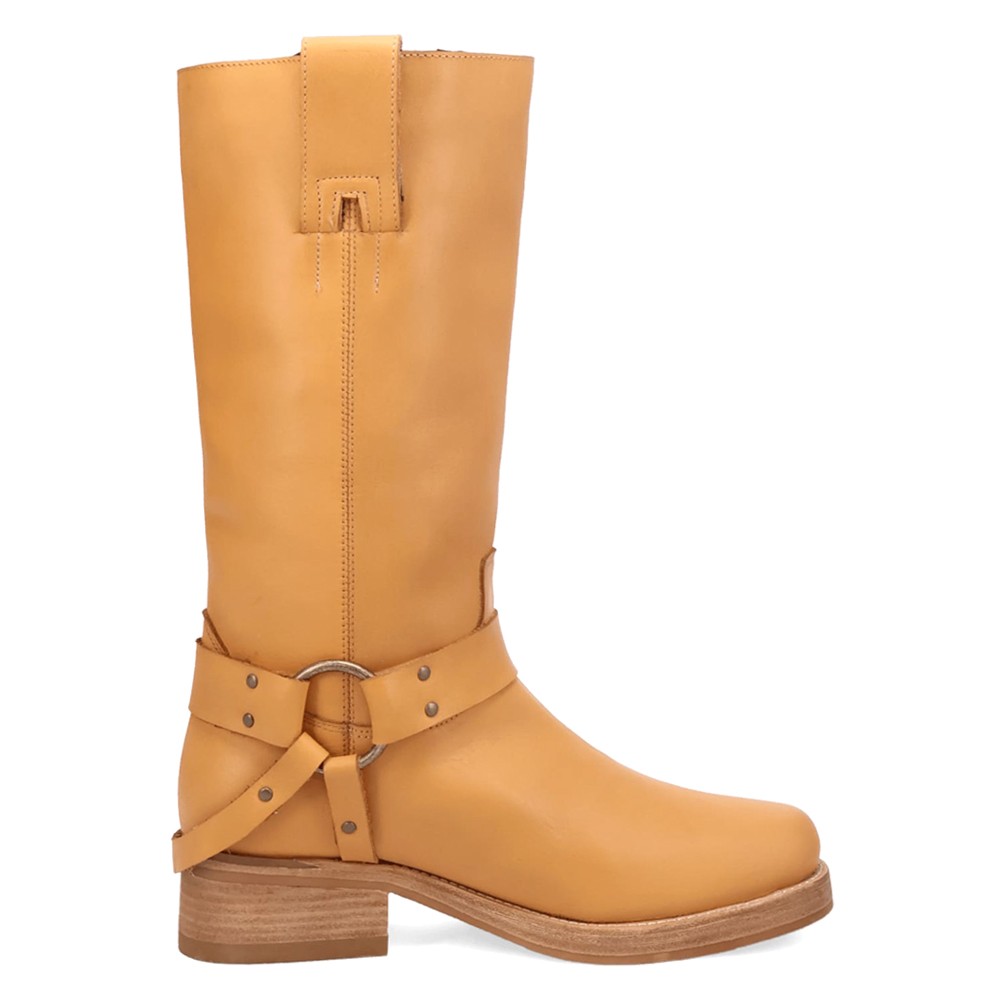 Dingo Rip Round Toe Pull On  Mens Brown Casual Boots DI2307-706