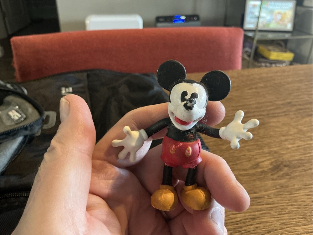 Vintage DisneyMickey Mouse Bendable 3” Bendems