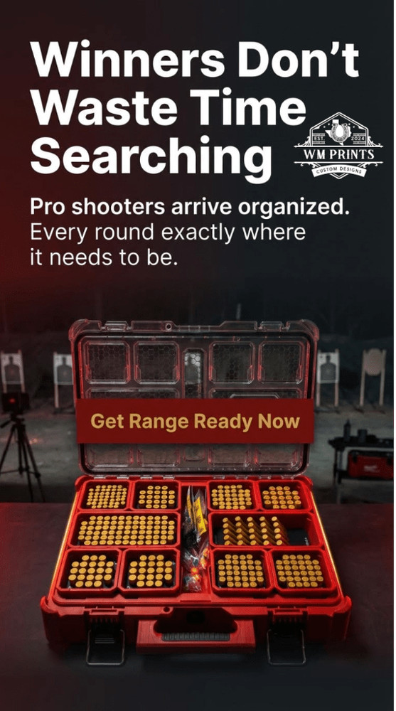 Milwaukee Packout Compact ammo inserts.