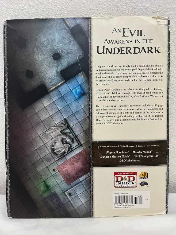 Dungeons and Dragons 4e P2 Demon Queen's Enclave Module