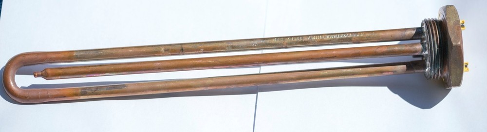 HOT WATER Solar TANK HEATING ELEMENT 3000W 1 1/4" BSP WITH ROD THERMOSTAT RTS