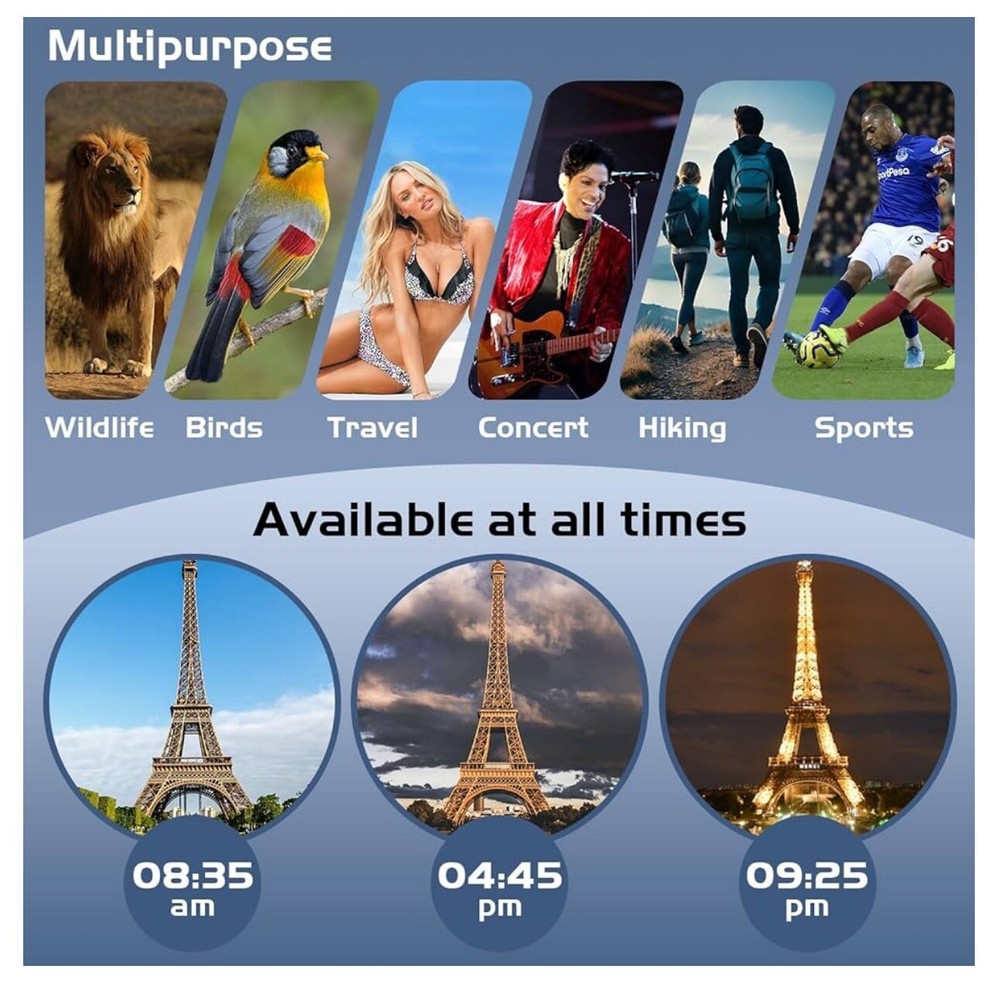 12X25 High Powered Binoculars for Adults, Compact Binoculars Clear Low Light