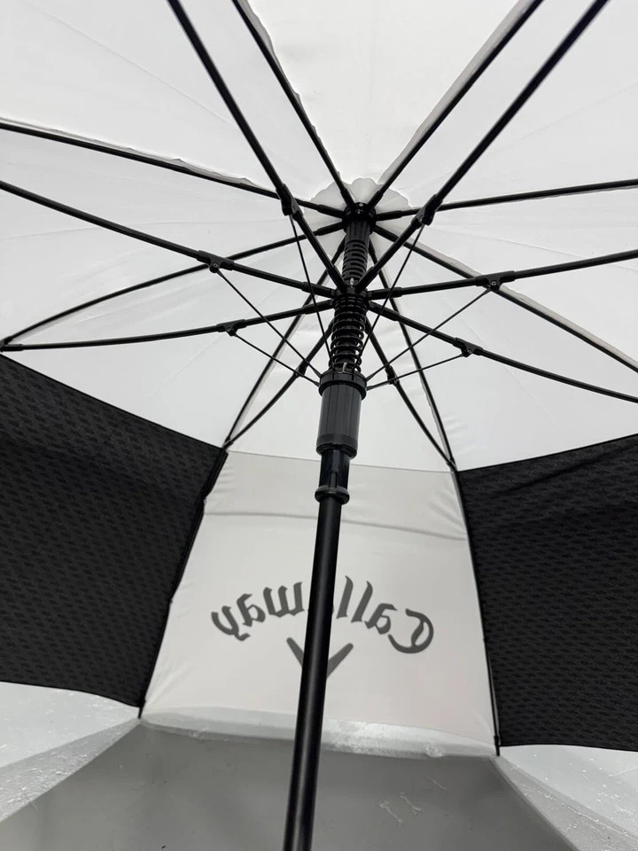 Callaway 62 Inch Large Golf Umbrella, Double Canopy.