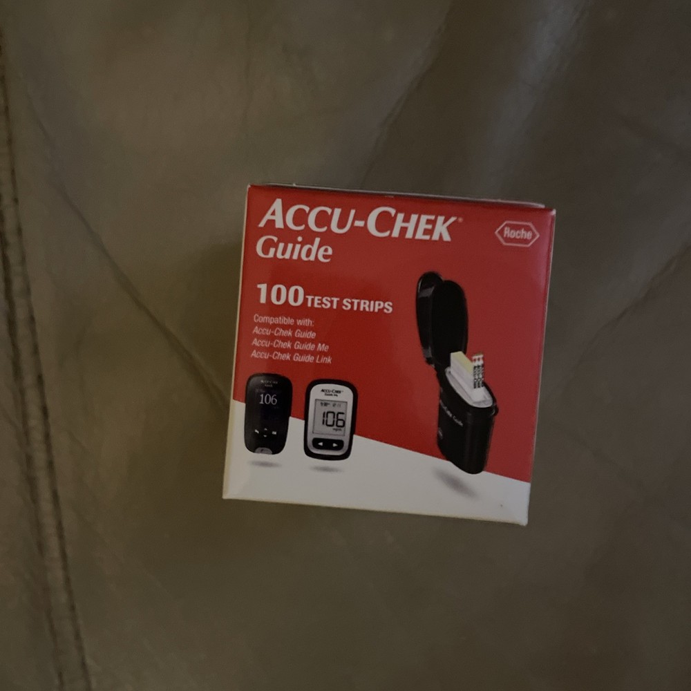 accu-chek guide test strips 100