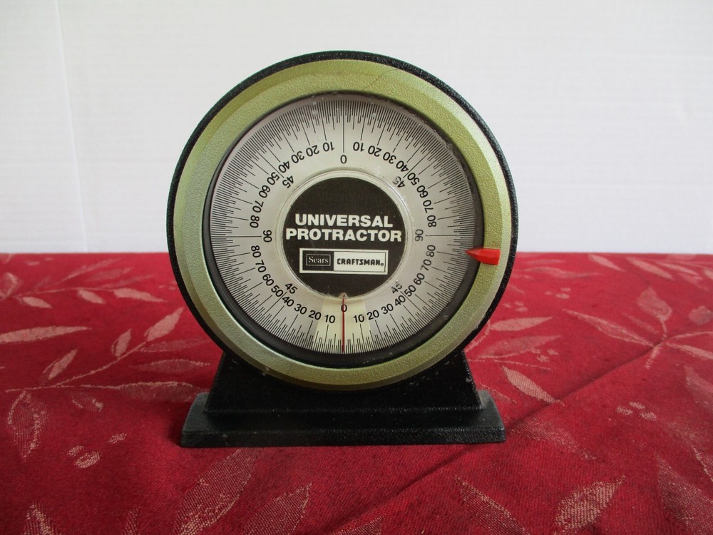 Vintage Sears Craftsman Magnetic Universal Protractor