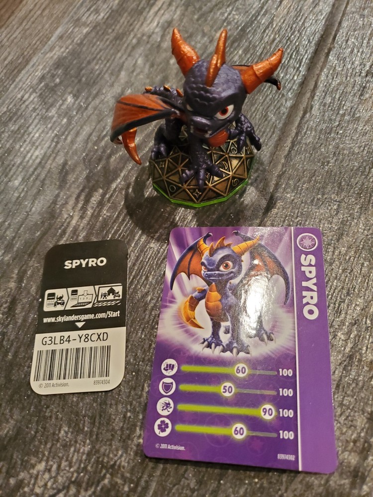 2011 Skylanders Spyro 83974888 Figure Used