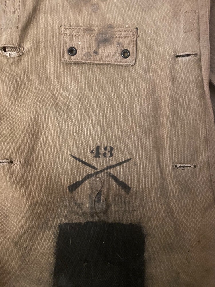 WWI M1910 Haversack And Pack Carrier Dated 1917 Untit Marked