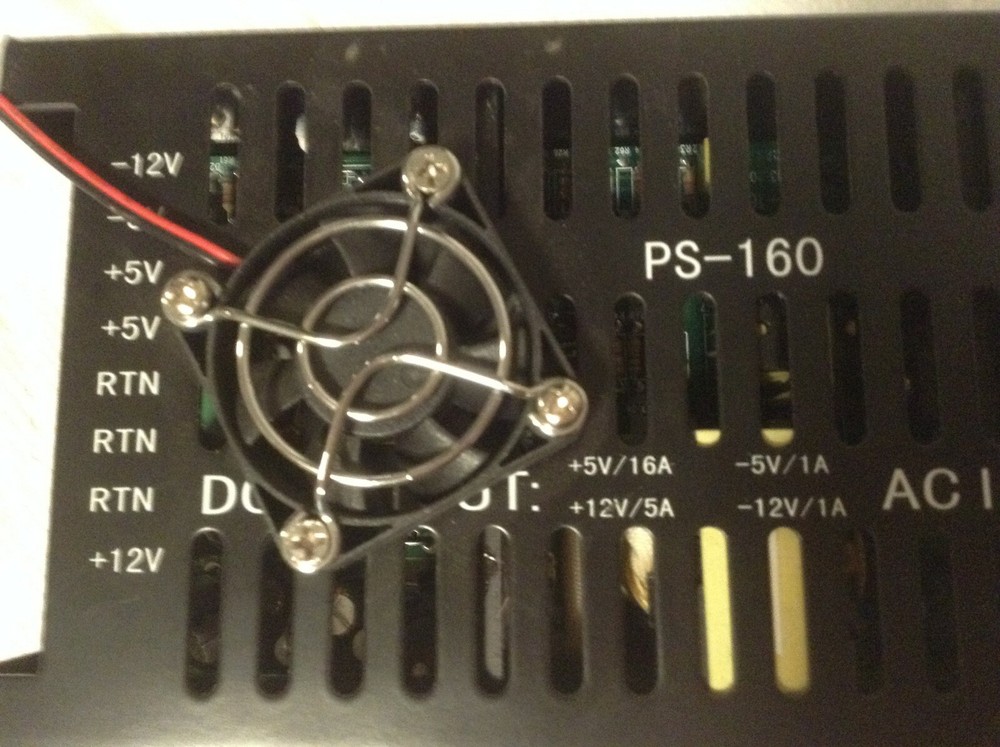 EVDC PS-160 Power Supply 12,5,-5,-12,VDC